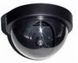 4-1/2" Black CCTV Security Dome Dummy Camera with flashing Red Led light