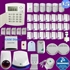 1 Set 40 Zones LCD Display DIY Install GSM Wireless Home Security Burglar Alarm System