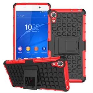colorful hybrid kickstand shockproof case for sony xperia z4 の画像