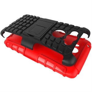  Shockproof Protective Rugged Hybrid Armor Case with Built-in Kickstand for motorola moto maxx の画像