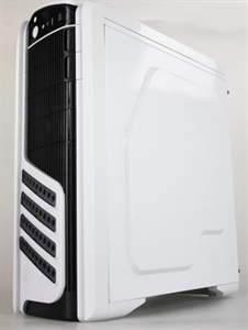 Image de High Quality latest gaming tower 0.5mm computer case white black