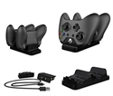 XBOX ONE DUAL CHARGING DOCK & 2 BATTERIES TWIN BASE CHARGER KIT CONTROLLER STAND