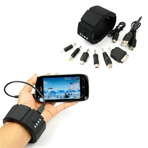 Изображение Wrist Band Gadget Battery Charger Power Bank For iPhone Samsung Phones iPod PSP