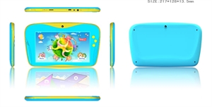 7" Rk2926 and RK 3026 compatible Single-core dual camera android 4.4 children kid table pc の画像