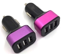 Изображение 5V 6.1A Rectangle three USB car charger for smart phone