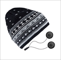 Image de Bluetooth Beanie hat with headphones knitting wool material 