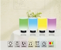 Romantic multi-functional lamp Bluetooth speaker with TF card and alarm clock の画像