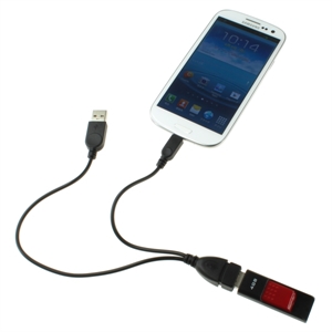 Picture of Micro USB Host OTG charging Cable for android mobile phone charging