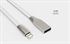 Picture of 8pin TPE Zinc Alloy shell USB Flat Charging Cable for iphone 6