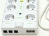 Изображение  Office Power 8 Socket with switch with children protection