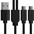 Picture of 3.5m 2 in 1 dual Micro USB charging cable for PS4  XBOX ONE controller