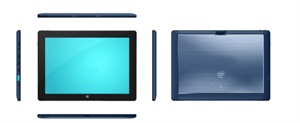 10.1 IPS LCD screen Intel Cherry Trail-CR X5-Z8300 windows 10 tablet PC の画像