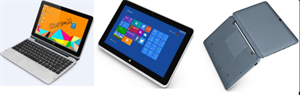intel Cherry Trail-CR 11.6'' Straight Plate windows laptop tablet PC with keyboard の画像