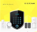Shield shape GSM  Alarm system 3G Alarm System Kit PSTN WiFi APP control wireless  security system with LED Display の画像