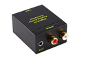 Изображение Digital Optical Coax Coaxial Toslink to Analog RCA Audio Converter with 3.5mm headphone jack