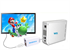 Picture of 3.5mm Audio Box White Wii to HDMI Wii2HDMI Adapter Converter Full HD 1080P Output Upscaling  