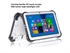 10.1 android windows rugged tablet PC with 3G calling and NFC function