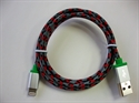 Image de Nylon Braided assembly shell 8 pin USB charging data cable for iphone with MFI,MFI