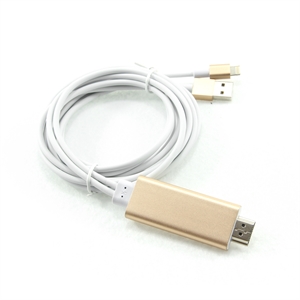 Изображение Idroid USB to HDMI HDTV AV Cable Adapter For iPhone 6 and android smart phones 