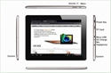 Picture of 9.7quot; Visture V4 HD RK3066 Quad Core Bluetooth tablet