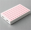 Le touch 4000mAh Universal Power Stone Power Bank (Pink)