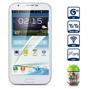 Changhui N7100 Phablet Android 4.1 3G Smartphone (White) の画像