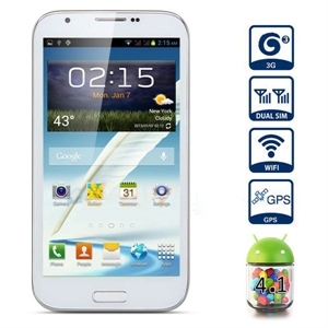 Picture of Changhui N7100 Phablet Android 4.1 3G Smartphone (White)