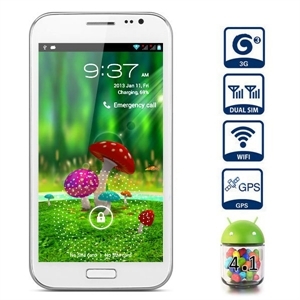 Picture of CXQ N7100 Android 4.1 3G Phablet phone (White)