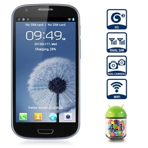 Image de N9300+ Android 4.1 3G Smartphone (Black)