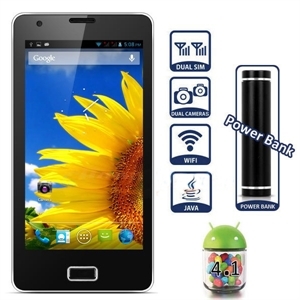 S5 Android 4.1 3G Smart Phone (Silver)