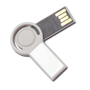 Picture of 8GB USB 2.0 Slim Flash Memory Key Swivel Drive Pendant