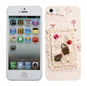 Cocoroni Copper Heart and Bag Plastic Ultra thin Back Case Cover For iPhone 5 の画像