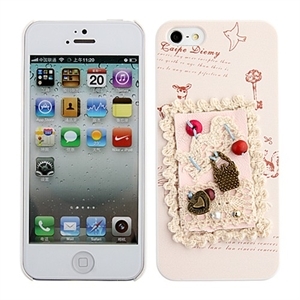 Picture of Cocoroni Copper Heart and Bag Plastic Ultra thin Back Case Cover For iPhone 5