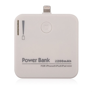 Power Bank For iPhone5 iPad mini 2200mAh の画像