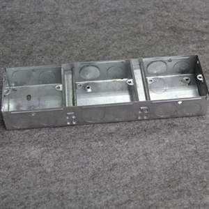 Picture of 3 Gang Electrical Steel Switch Box