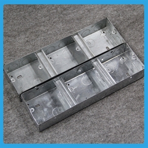 Image de Three Gang 35mm Deep Metal Electrical Box