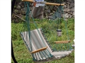 Picture of Green Stripe Quilted Hammock Chairs