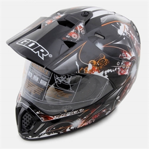 Image de ECE DOT Cross  helmet with visor  FS-019