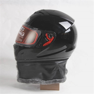 Picture of full face with warm neck cover helmet  FS-033