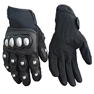 Full finger pro bike gloves with Stainlesssteel protector