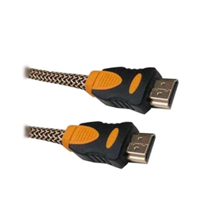 Picture of HDMI A male to A male cable with nylon net