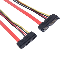 Picture of SATA 22P male/female cable