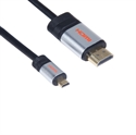 Metal shell HDMI A male to Micro D male cable