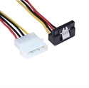 Изображение SATA 15pin to Molex power cable with latch--angled