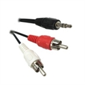 3.5mm male to 2RCA male cable
