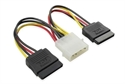 Image de LP4 to 2 SATA power splitter cable