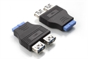 2 ports USB 3.0 AF to Motherboard 20Pin Adapter