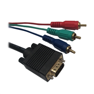 Image de VGA to TV Cable VGA to RCA Splitter Converter