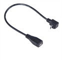 Micro USB Male to Female Adapter Cable-- 90 degree の画像