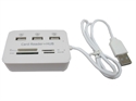 Picture of USB 2.0 All-in-1 Card Reader with 3-Port